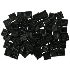 Mosaic Mercantile Venetian Tiles - Black, 3/4", 8 oz