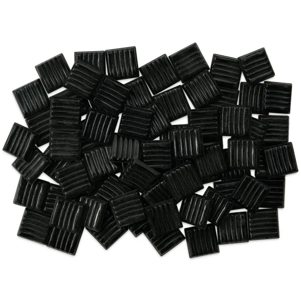 Mosaic Mercantile Venetian Tiles - Black, 3/4", 8 oz