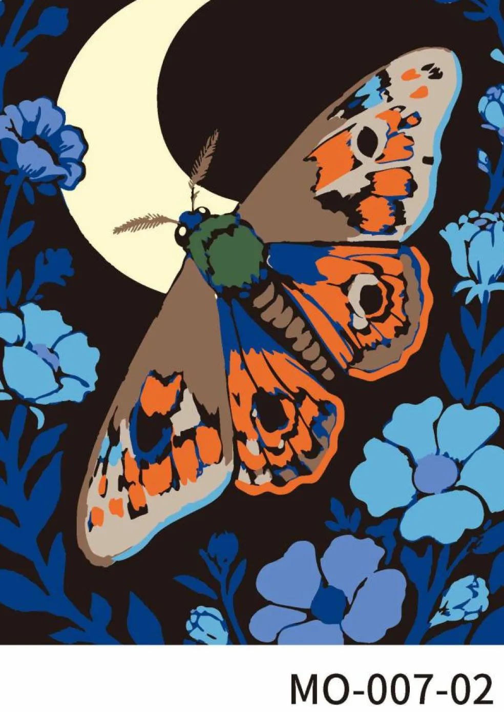 Moths Paint Marker-by-Number Kit by Artist's Loft®