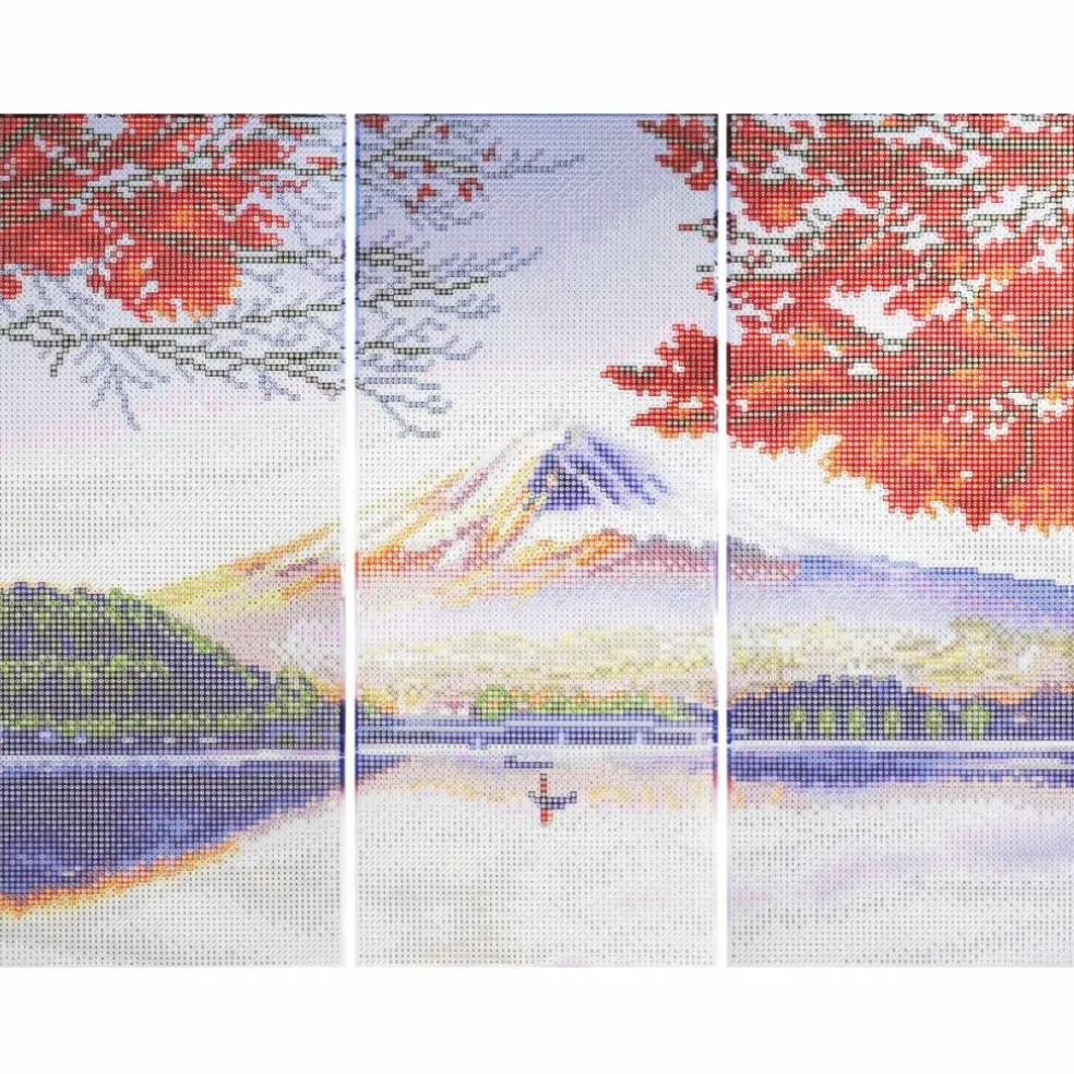 Mount Fuji 3-Panel Diamond Art Kit by Make Market®
