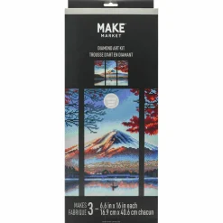 Mount Fuji 3-Panel Diamond Art Kit by Make Market®