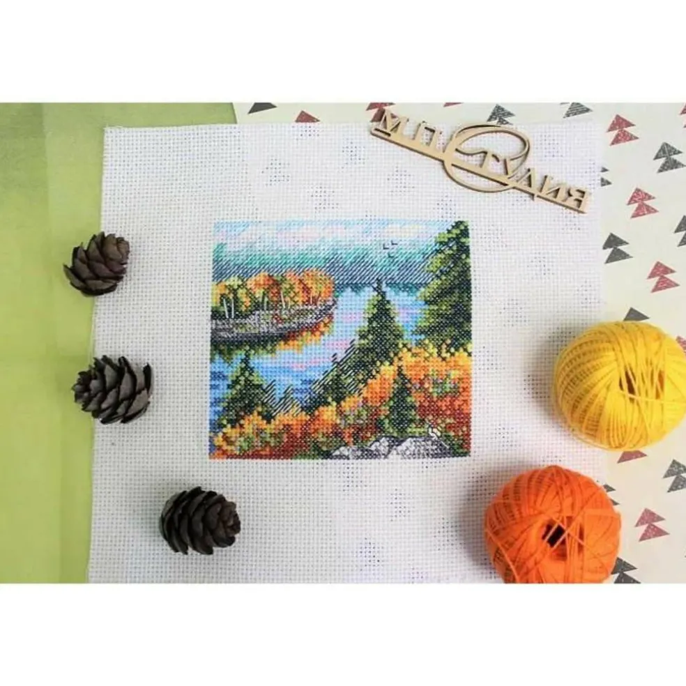 Mp Studia Autumn Forest Cross Stitch Kit