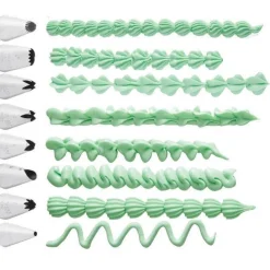 Mrs. Andersons Cookie Press & Icing Gun   18-Piece Cookie Press Set