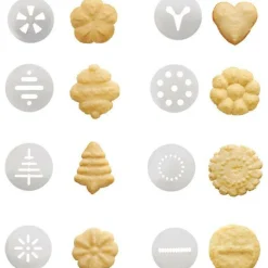 Mrs. Andersons Cookie Press & Icing Gun   18-Piece Cookie Press Set