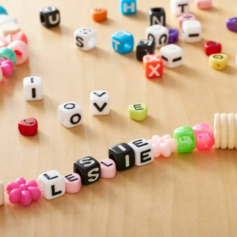 Multicolor Alphabet Beads by Creatology™