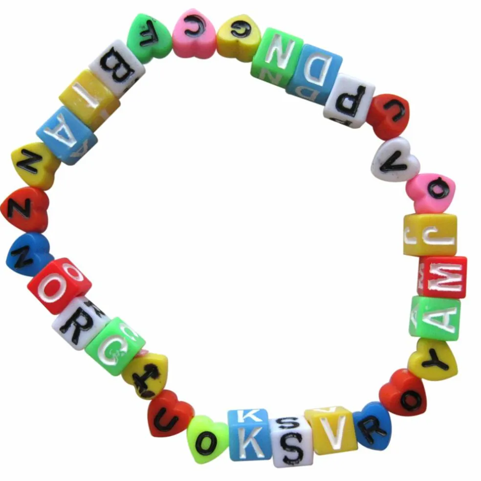 Multicolor Alphabet Beads by Creatology™