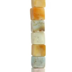Multicolor Amazonite Cube Beads by Bead Landing™