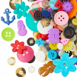 Multicolor Button Value Pack By Loops & Threads®