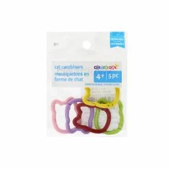 Multicolor Cat Carabiners, 5ct. by Creatology™