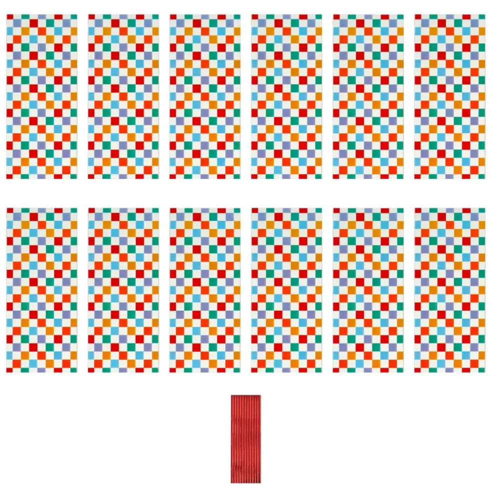 Multicolor Check Treat Bags, 12ct. by Celebrate It™