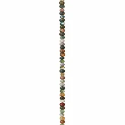 Multicolored Jasper Rondelle Beads, 6mm by Bead Landing™