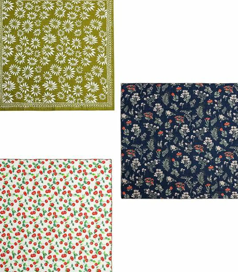 Multicolored 22''x22'' Cotton Bandana for Women and Men Multi-purpose Headband Hair Scarf Protective Coverage