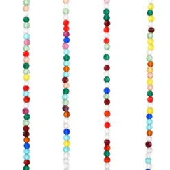 Multicolor Faceted Glass Round Beads, 2.8mm by Bead Landing™