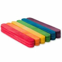 Multicolor Jumbo Wood Craft Sticks by Creatology™
