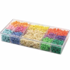 Multicolor Matte Pony Beads by Creatology™, 6mm x 9mm