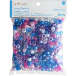 Multicolor Pony Beads by Creatology™, 6mm x 9mm