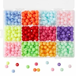 Multicolor Round Beads Set by Bead Landing™