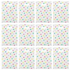Multicolor Stars Zipper Treat Bags, 12ct. by Celebrate It™