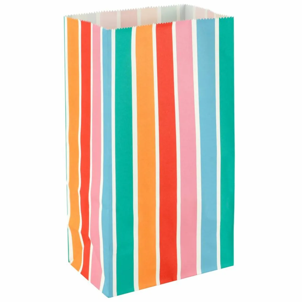 Multicolor Stripes Favor Bags, 12ct. by Celebrate It™