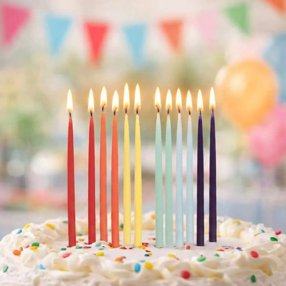 Multicolor Taper Candles, 12ct. by Makery™