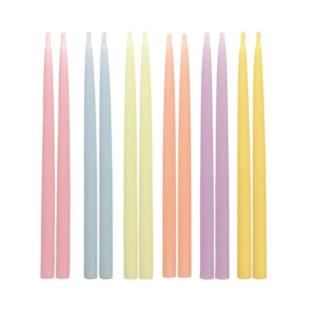 Multicolor Taper Candles, 12ct. by Makery™