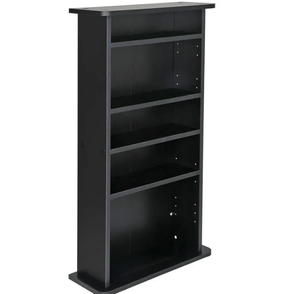 Multimedia Storage Cabinet DVD Rack Book Shelf Organizer.