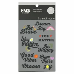 Multiple Be Kind Direct to Film Transfer by Make MarketĀ®