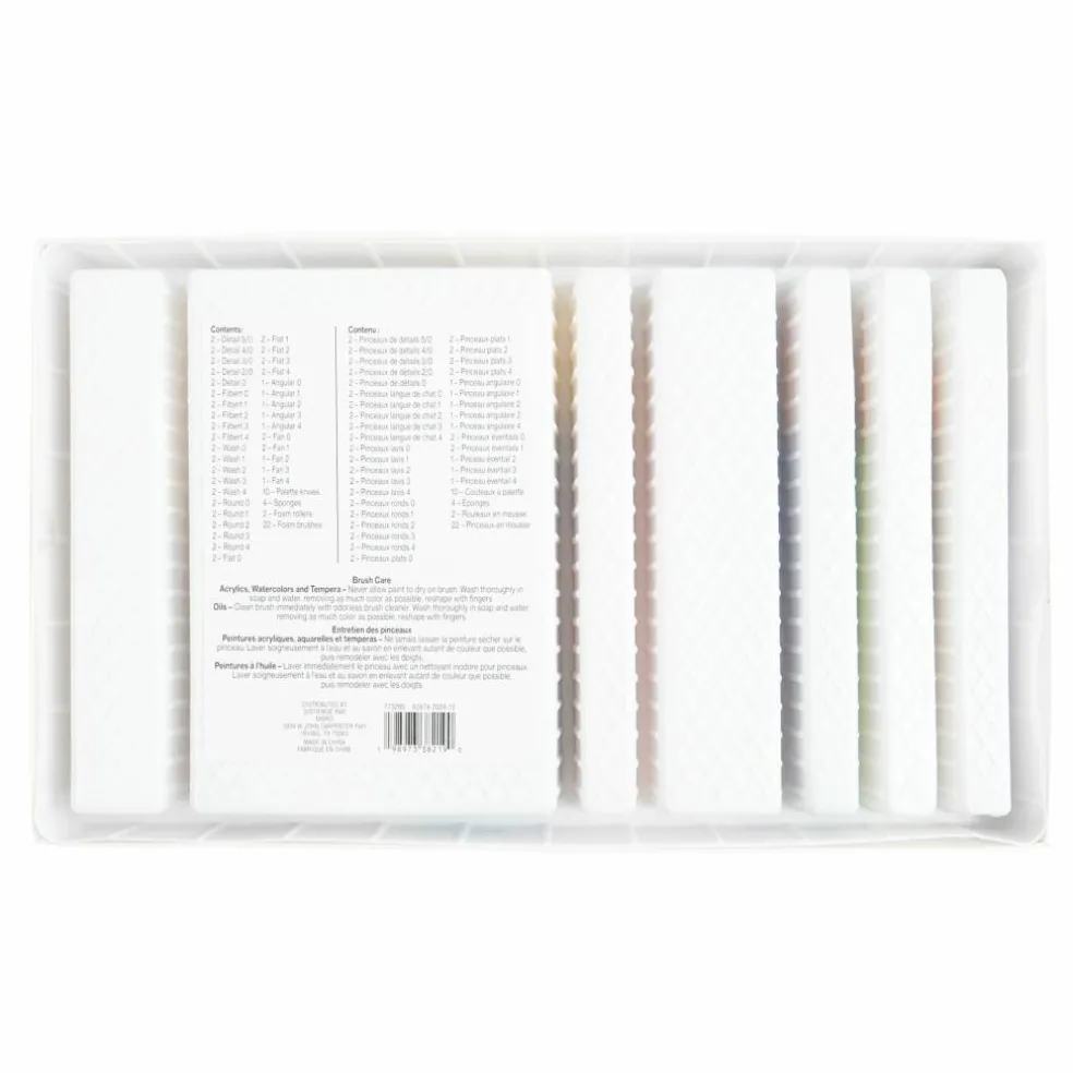 Multi-Purpose 100 Piece Brush Set by Craft Smart®