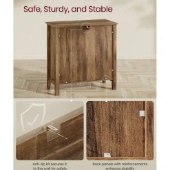 Multi Purpose Storage Sideboard Cabinet with Drawer, Farmhouse Console Cabinet with Adjustable Shelf for Home Organization