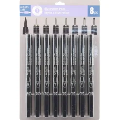 Multi Tip Black Illustration Pen Set By Artist's Loft™