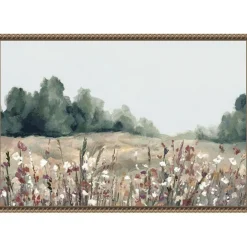 Muted Meadows by Hannah Dawson Framed Canvas Wall Art