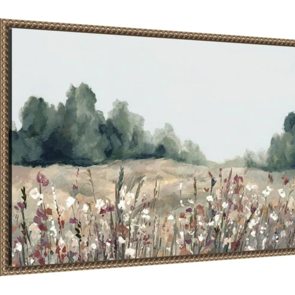 Muted Meadows by Hannah Dawson Framed Canvas Wall Art