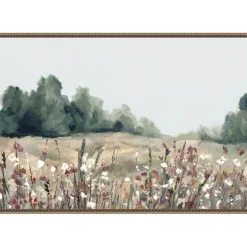 Muted Meadows by Hannah Dawson Framed Canvas Wall Art