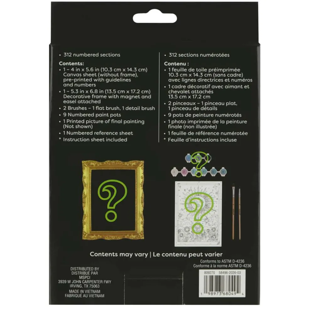 Mystery Spellbound Paint-by-Number Framed Mini Kit by Artist's Loft®