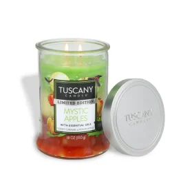 Mystic Apples: Caramel & Poison Apples Scented Halloween Candle (18 oz)