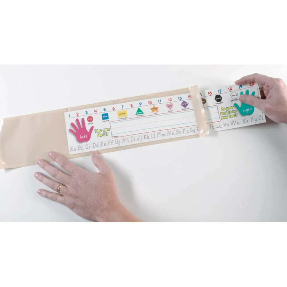 Name Plate Extra Large Clear Pockets