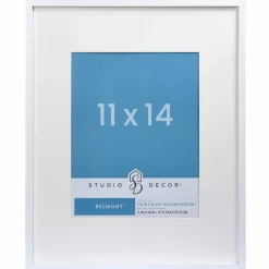 Narrow Belmont Frame with Mat by Studio Décor®