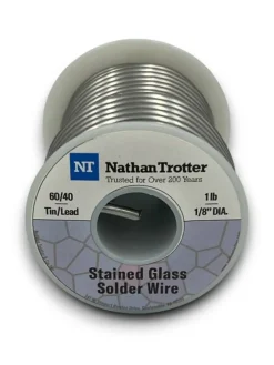 Nathan Trotter 60/40 Solder for Stained Glass 1 LB roll
