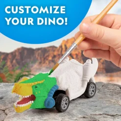 National Geographic™ Paint Your Own Dino Race Cars Kit
