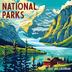 2027 National Parks-Art Mini Calendar