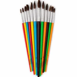 Natural Bristle Paintbrushes by Creatology™