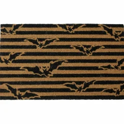 Natural Coir Flying Bats Halloween Doormat
