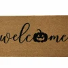 Natural Coir Pumpkin Welcome Halloween Doormat