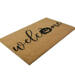 Natural Coir Pumpkin Welcome Halloween Doormat