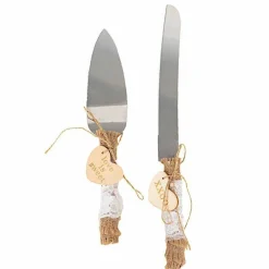 Natural Silver Stainless Steel Cake Serving Set