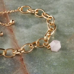 Natural Stone Faceted Ball Charm by Bead Landing™