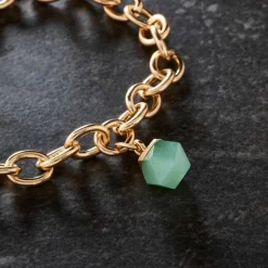 Natural Stone Faceted Ball Charm by Bead Landing™