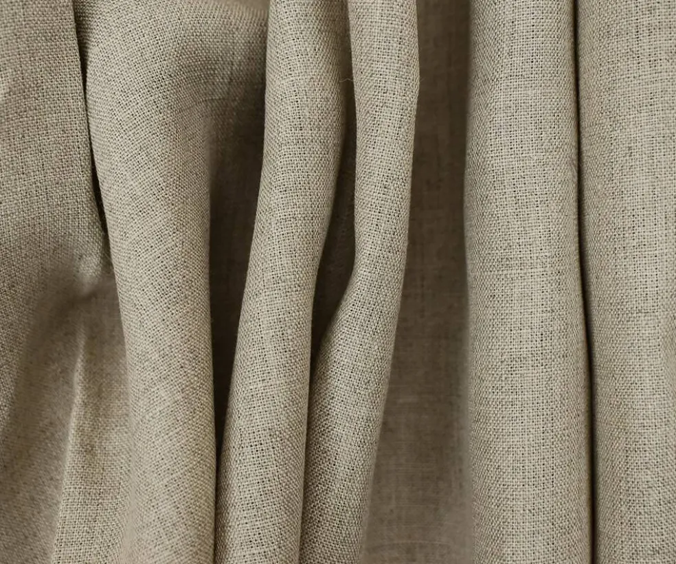 Natural Taupe Beige Spence Bryson Irish Linen Woven Fabric By the Yard
