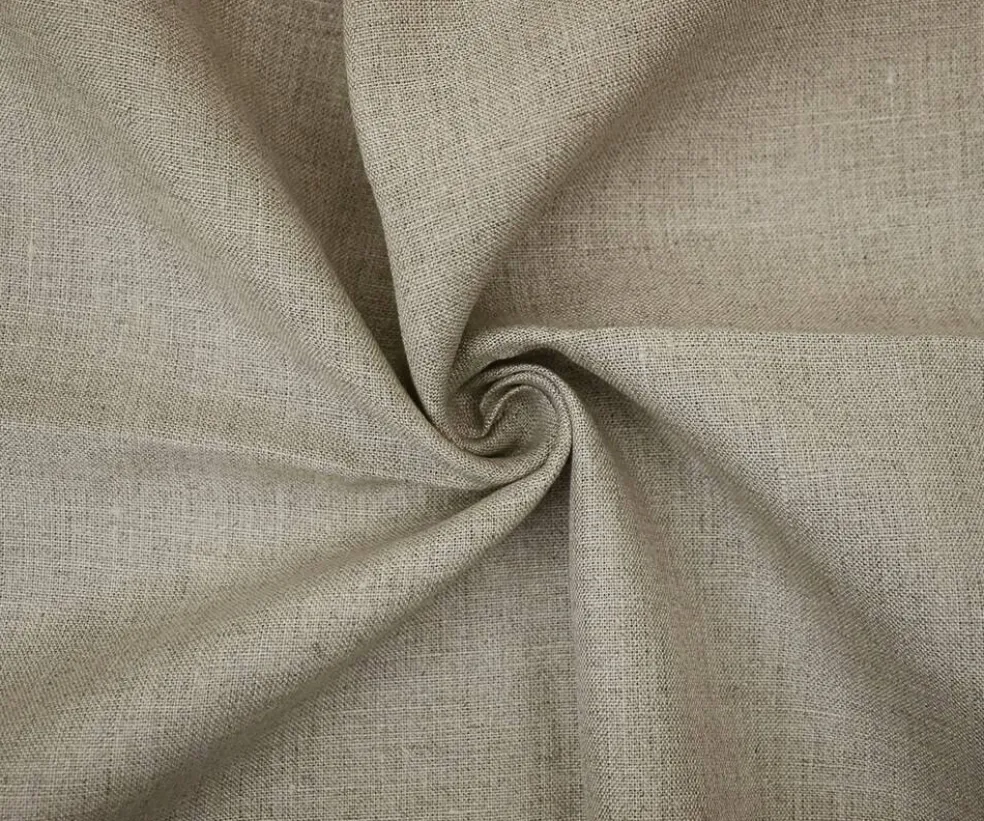 Natural Taupe Beige Spence Bryson Irish Linen Woven Fabric By the Yard