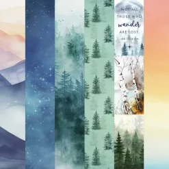Nature Walk Watercolor 12 x 12 Paper Assortment